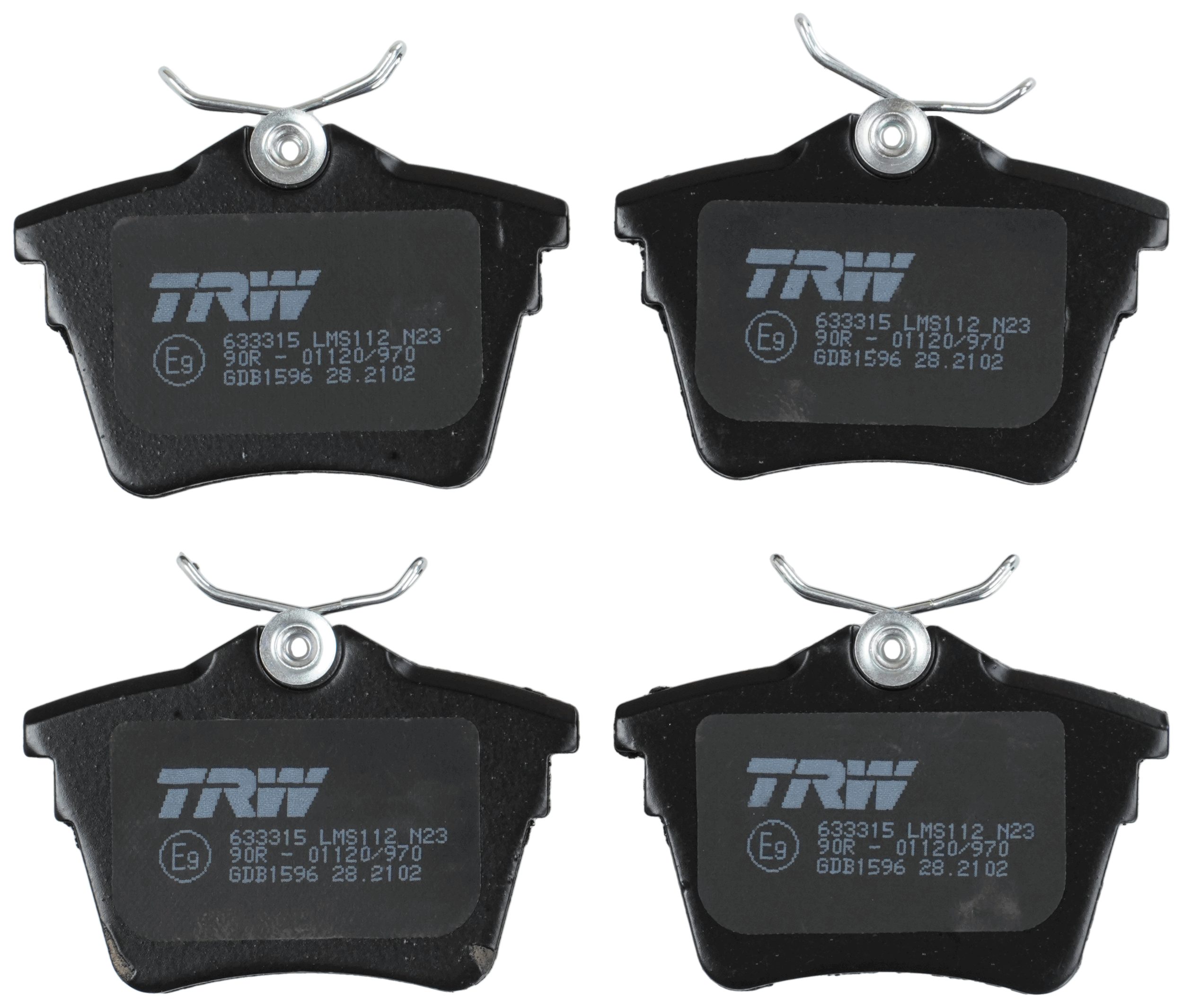 TRW Bremseklodser gdb1596 for PEUGEOT CITROËN