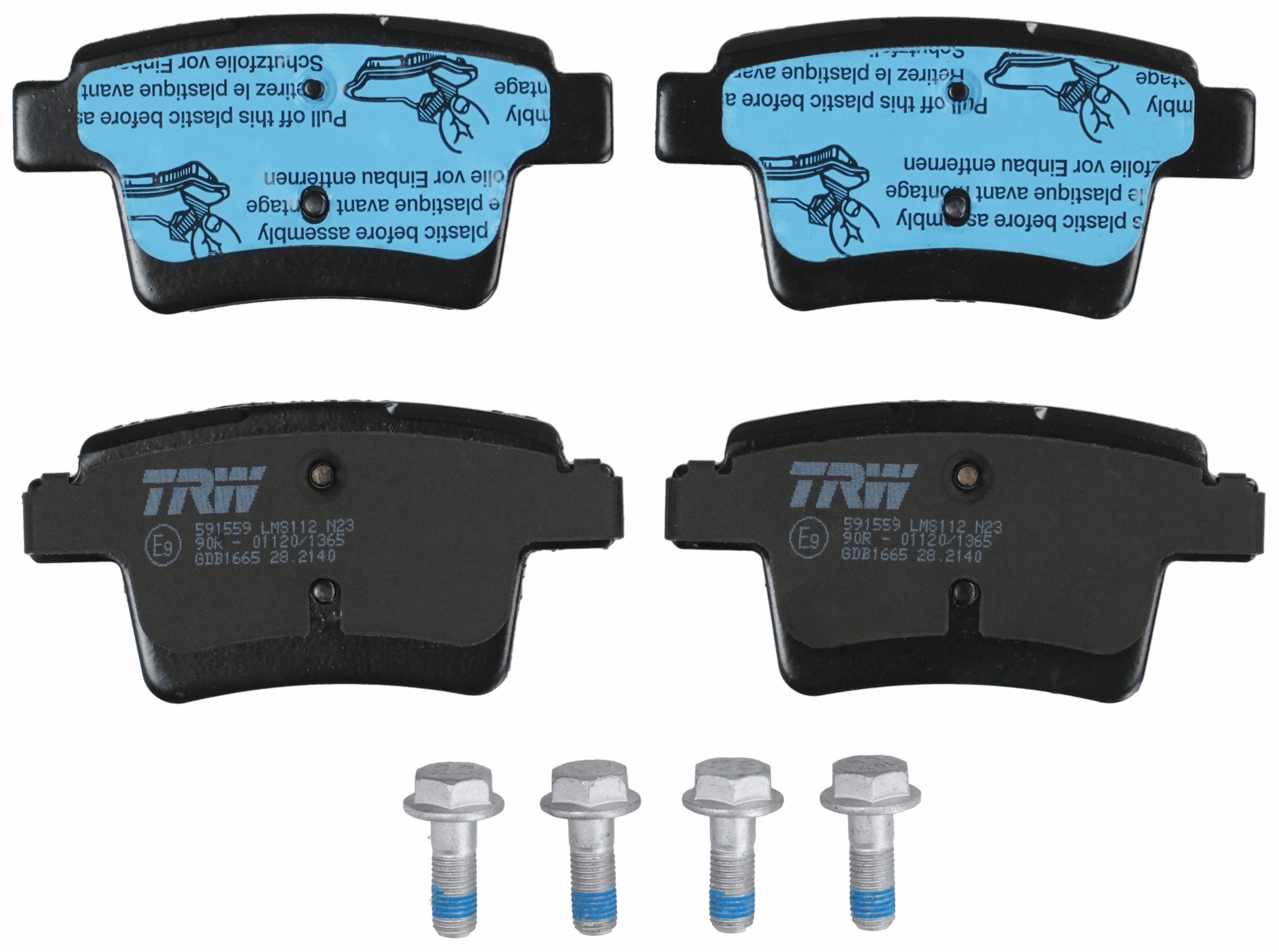 TRW Bremseklodser gdb1665 for BYD FORD FORD USA JAGUAR