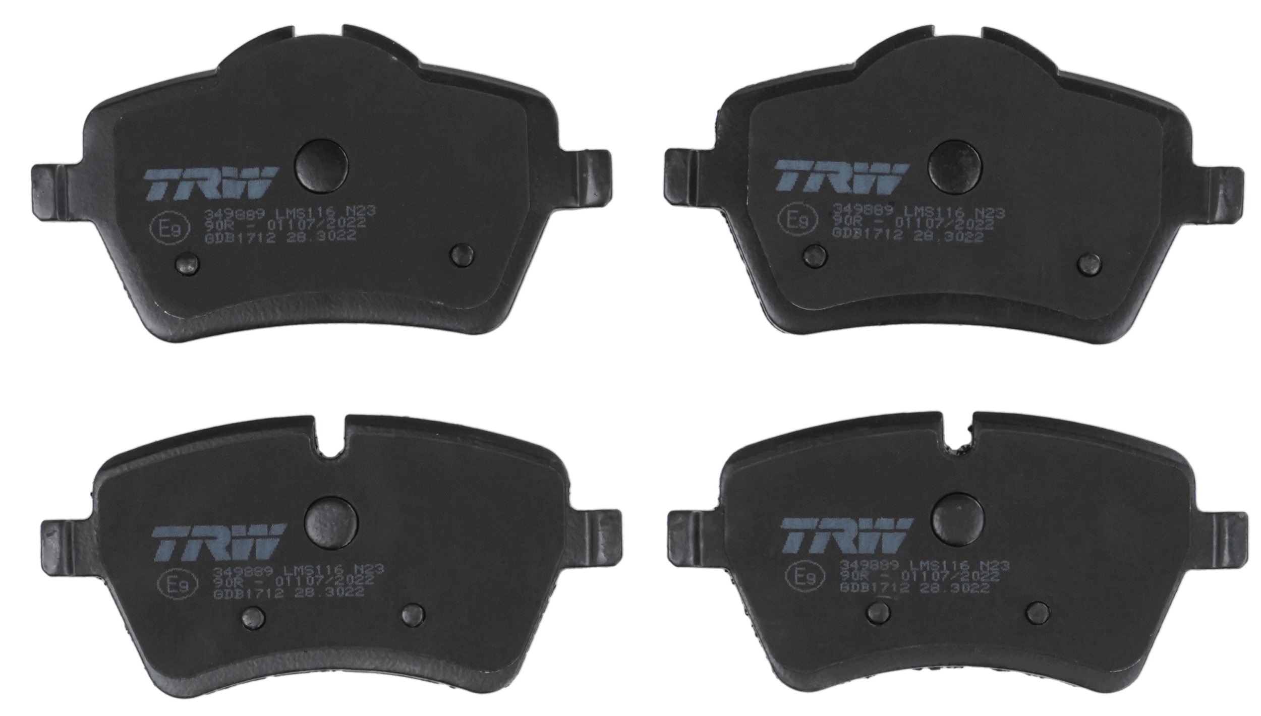 TRW Bremseklodser gdb1712 for MINI