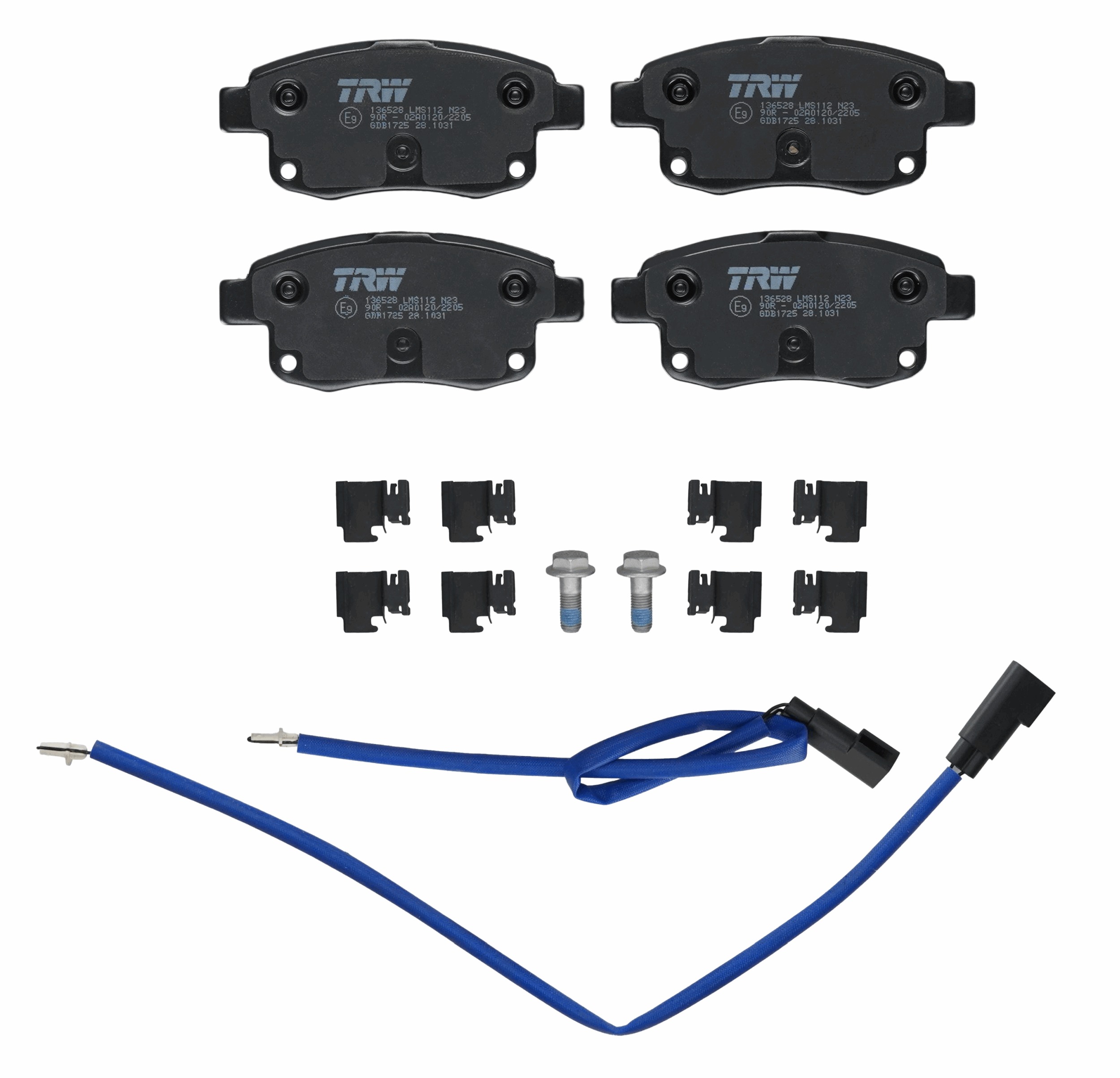 TRW Bremseklodser gdb1725 for FORD