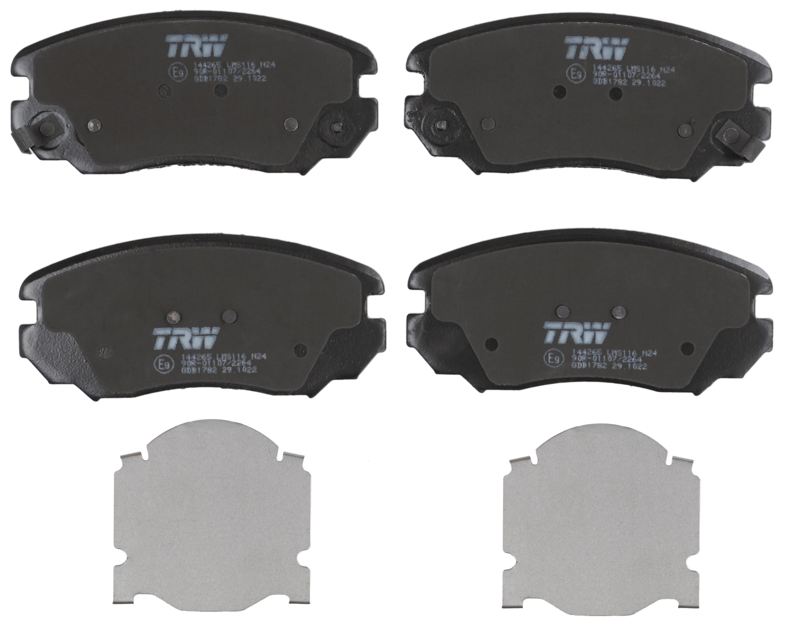 TRW Bremseklodser gdb1782 for VAUXHALL BUICK SAAB CHEVROLET