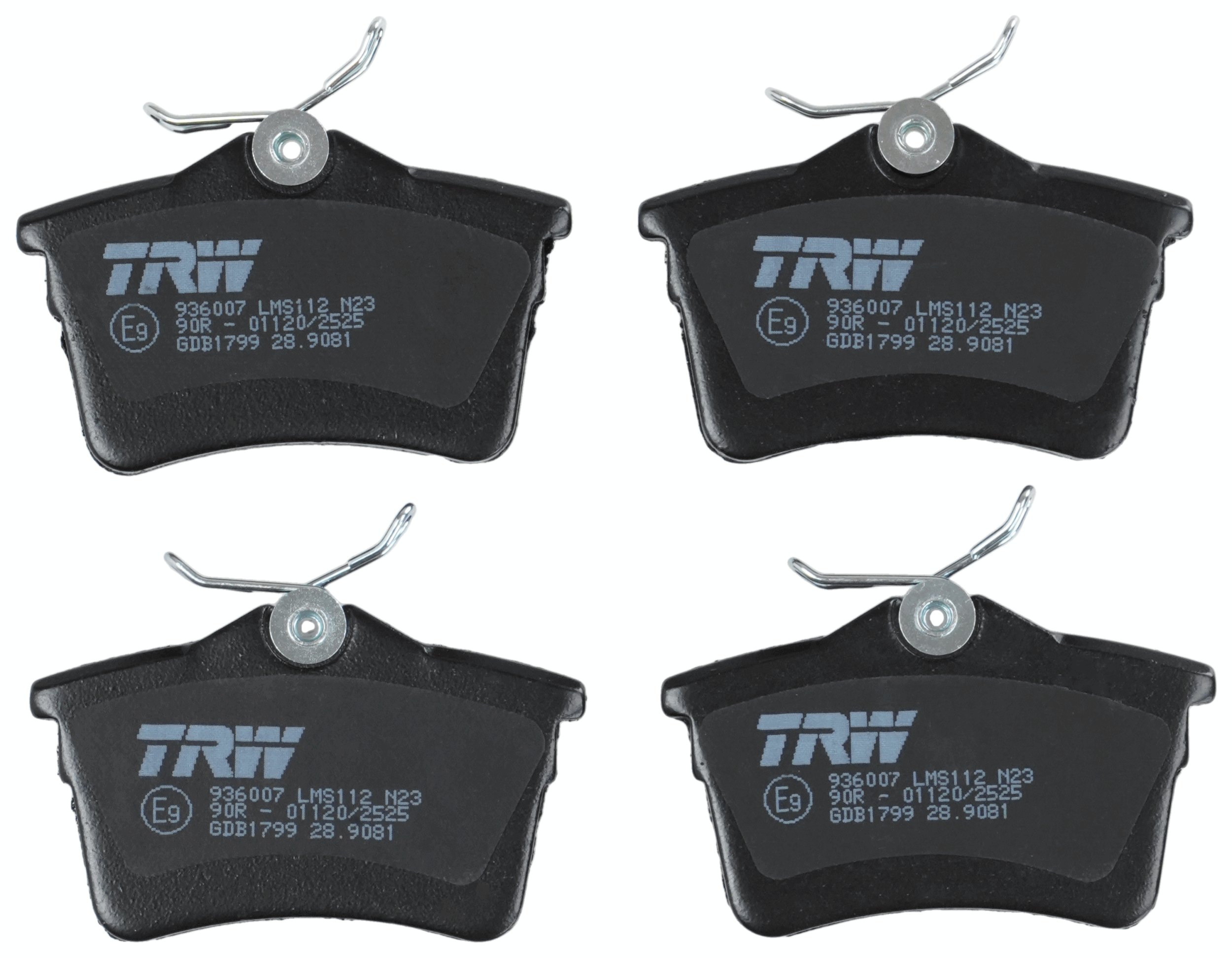 TRW Bremseklodser gdb1799 for PEUGEOT