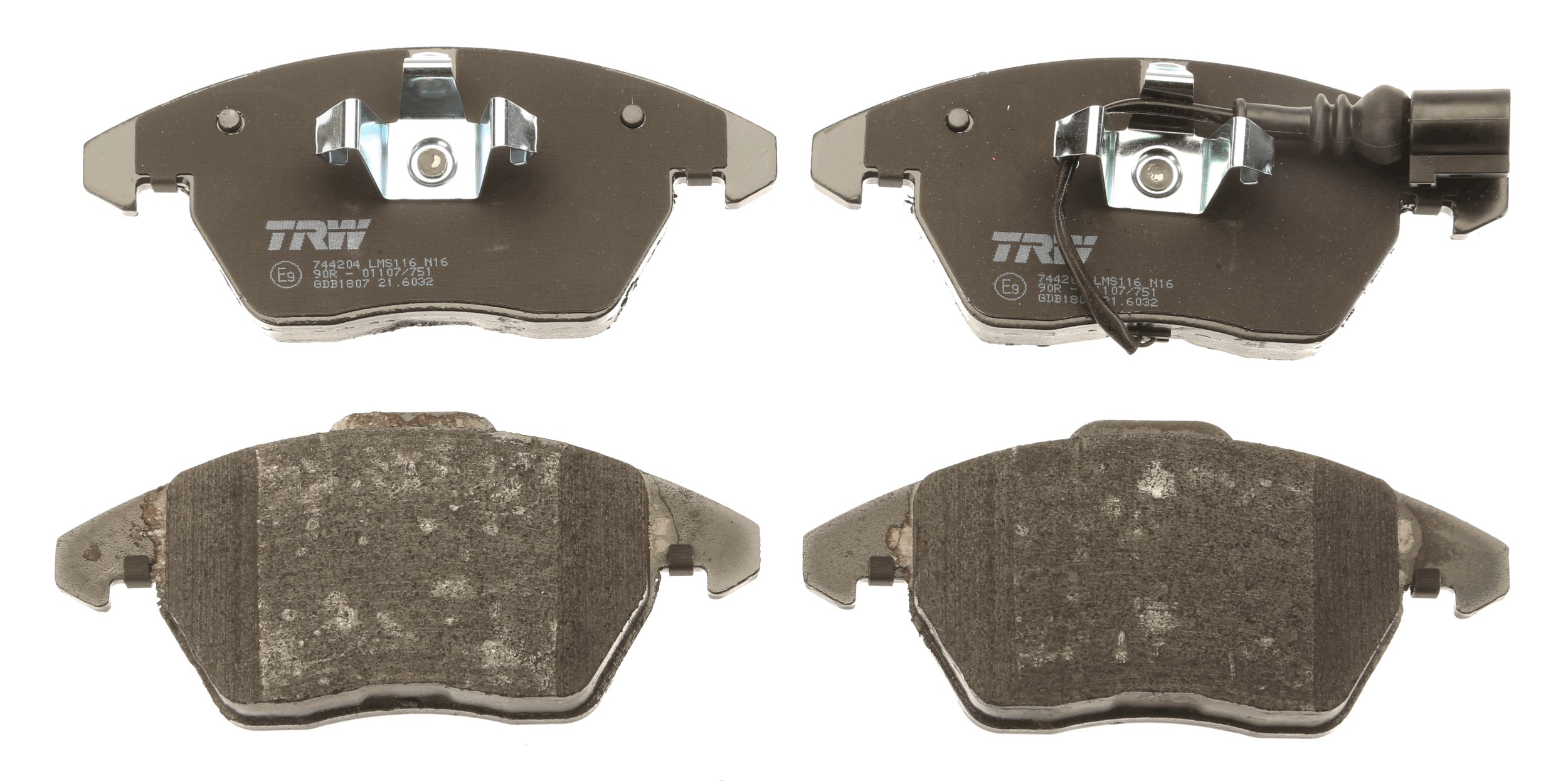 TRW Bremseklodser gdb1807 for AUDI VW