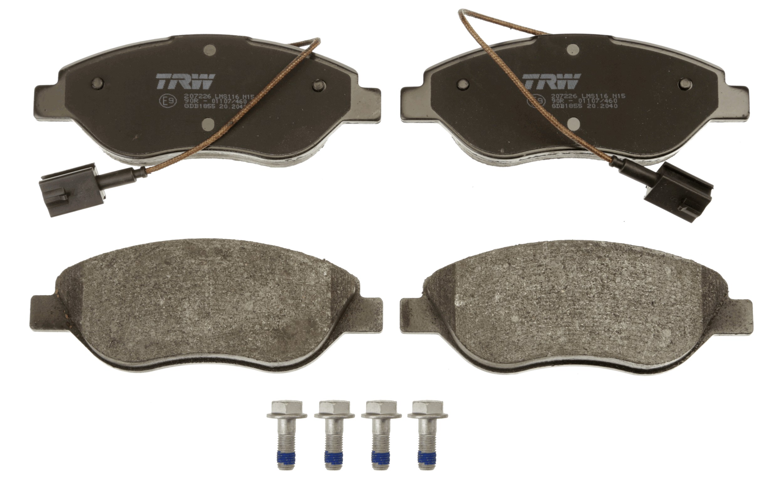 TRW Bremseklodser gdb1855 for LANCIA