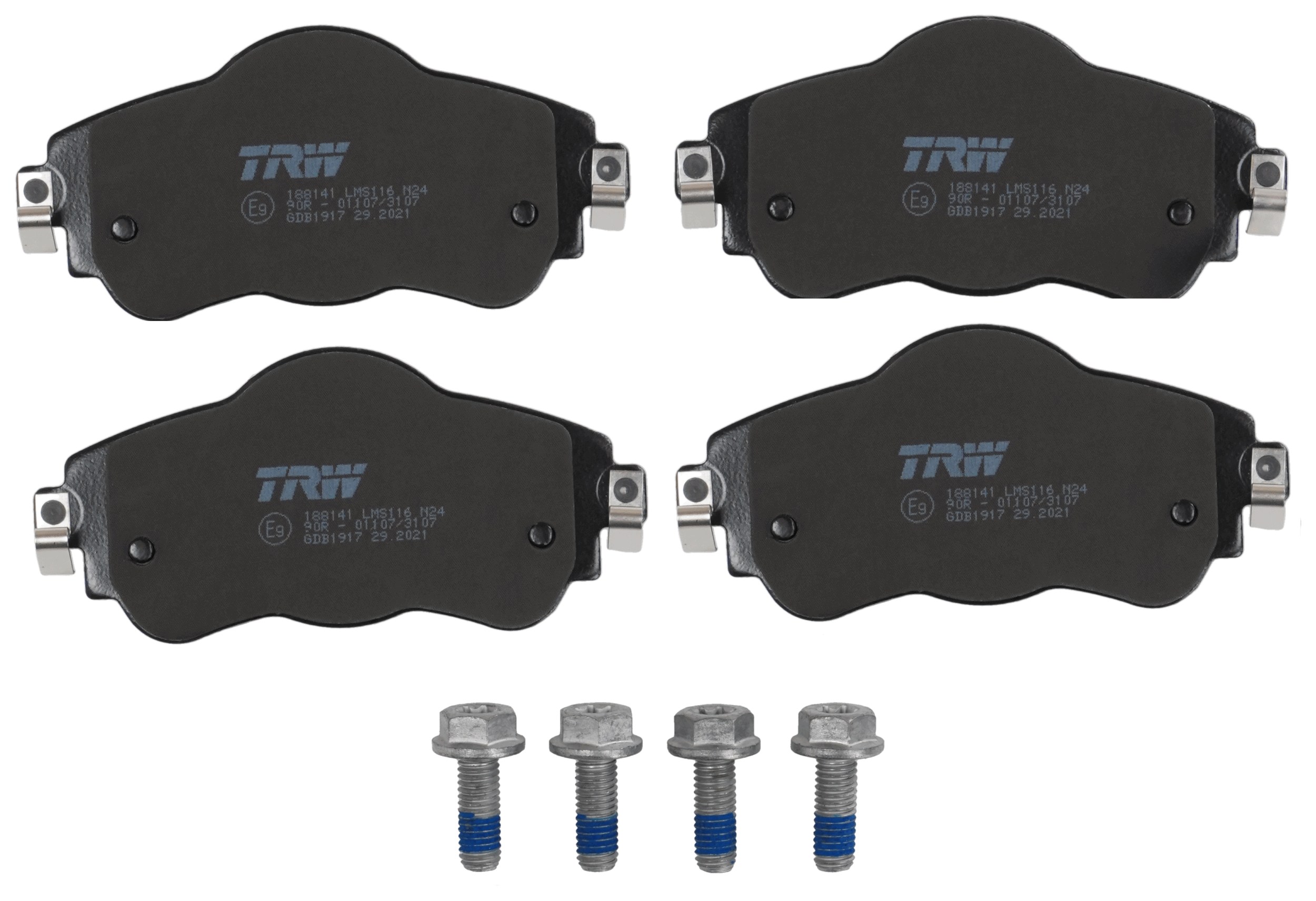TRW Bremseklodser gdb1917 for PEUGEOT