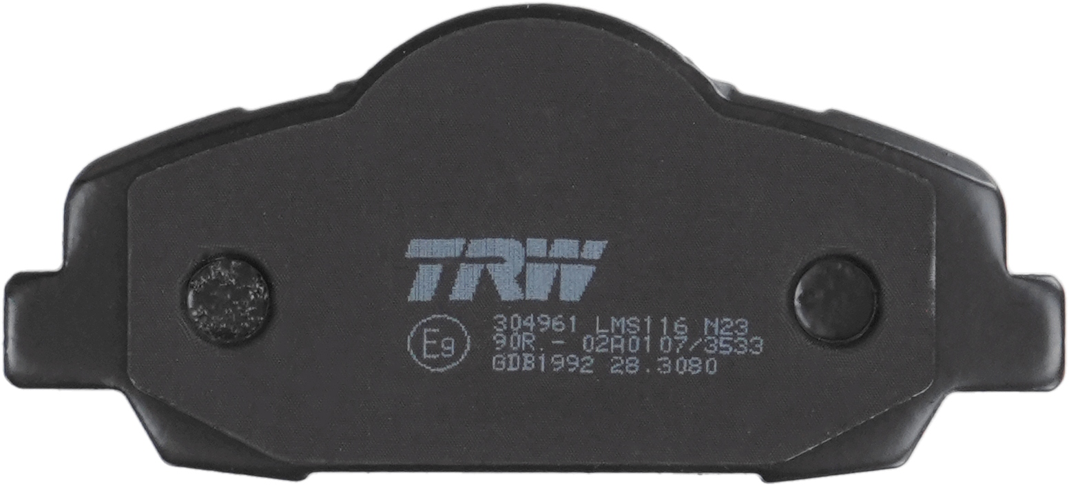 TRW Bremseklodser GDB1992 for CITROËN PEUGEOT