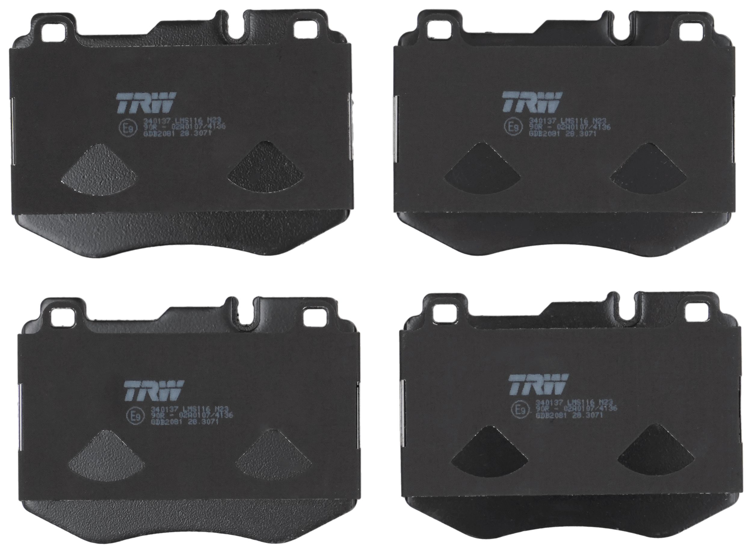 TRW Bremseklodser gdb2081 for MERCEDES-BENZ MERCEDES-BENZ (BBDC)
