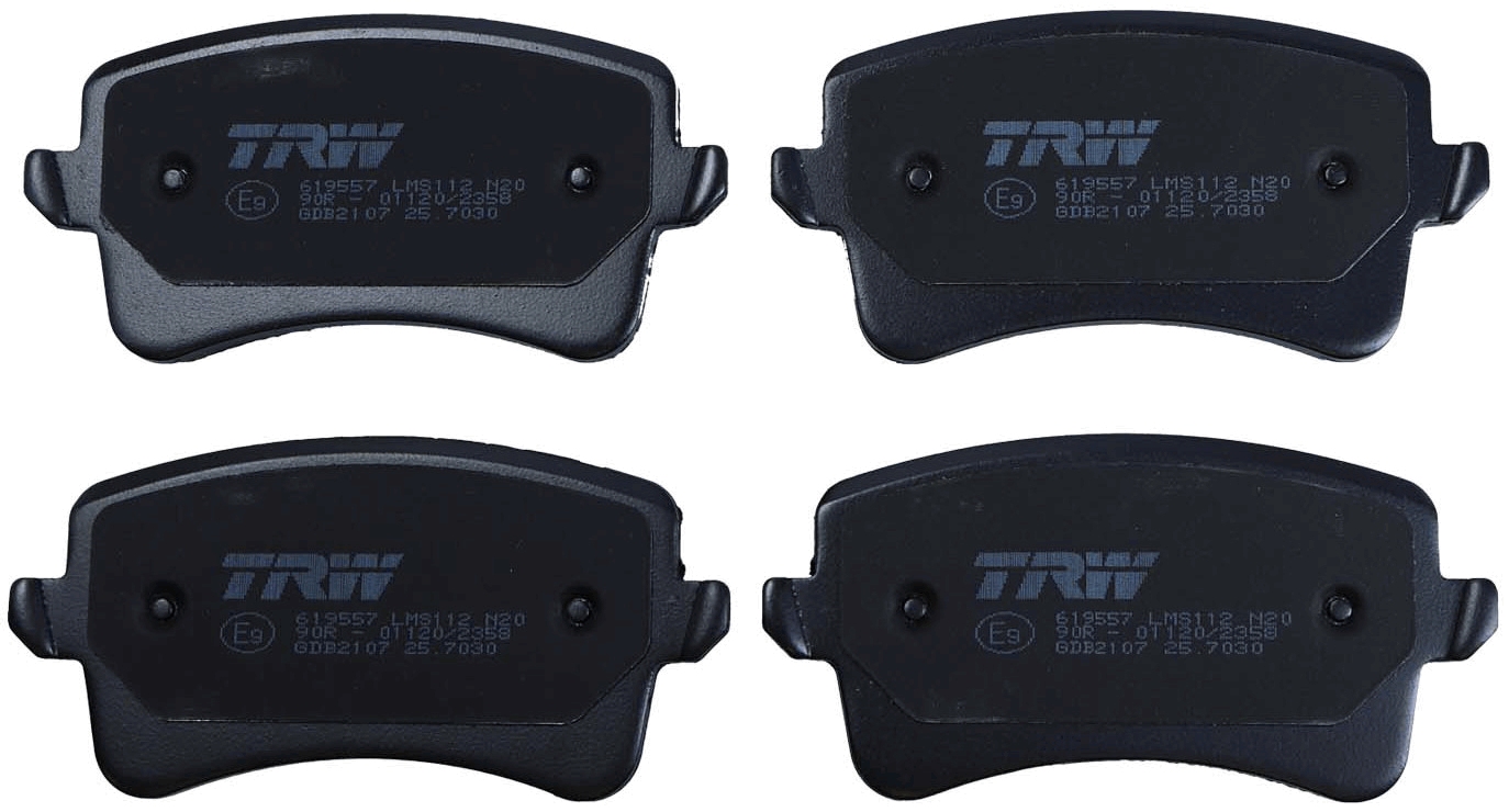 TRW Bremseklodser gdb2107 for AUDI SEAT