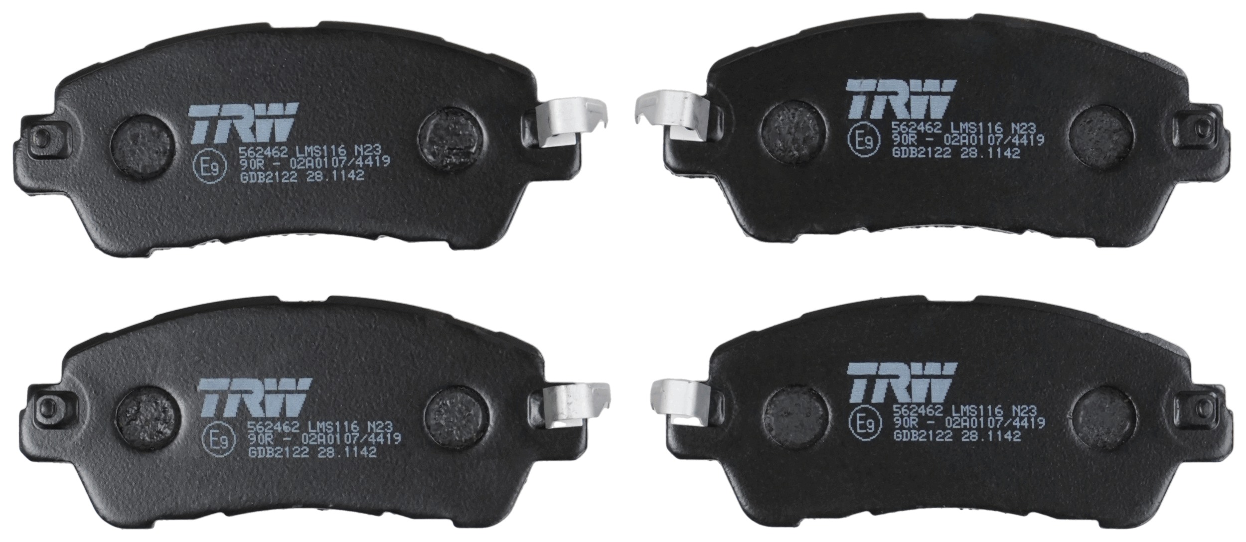 TRW Bremseklodser gdb2122 for MAZDA SCION