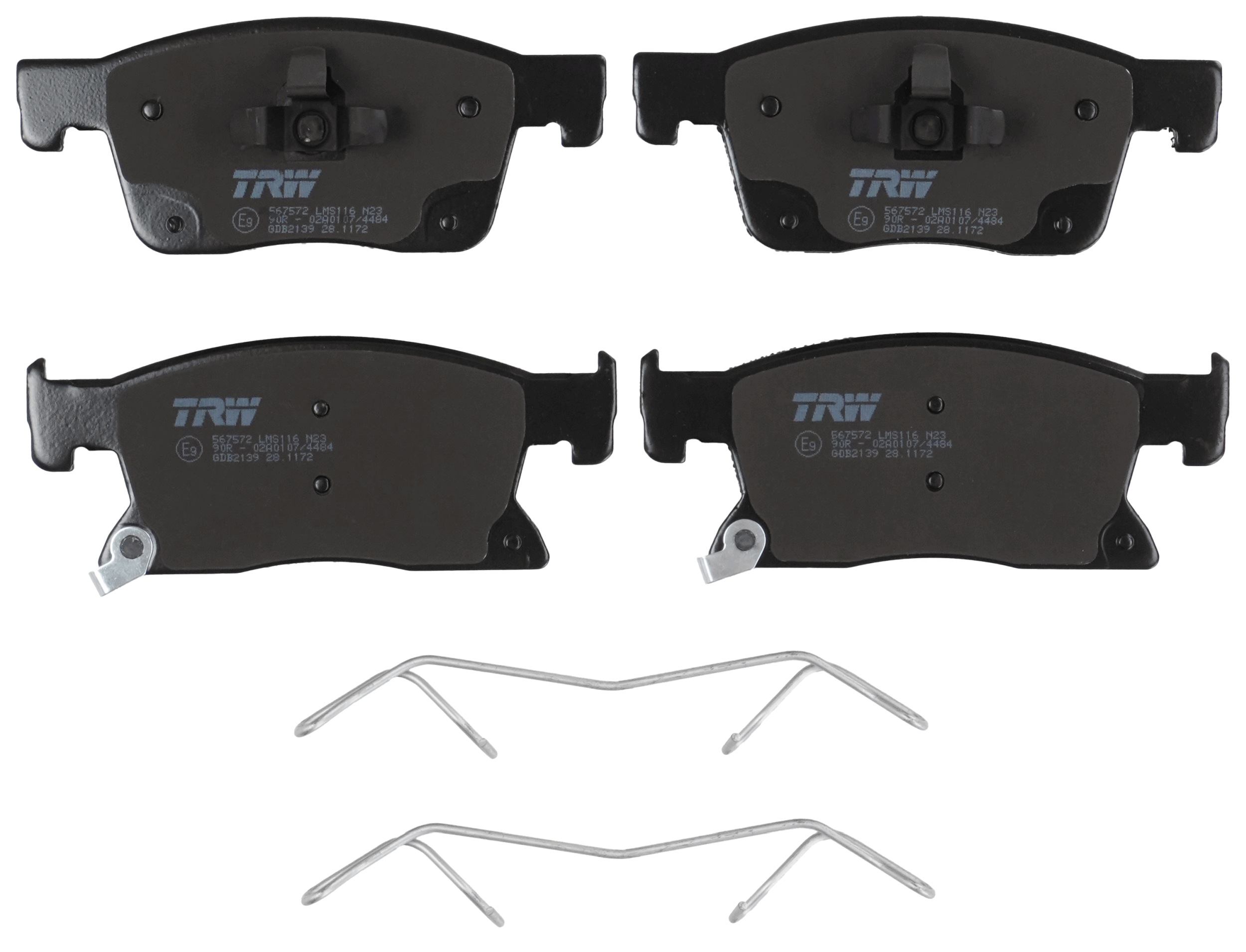 TRW Bremseklodser gdb2139 for VAUXHALL OPEL