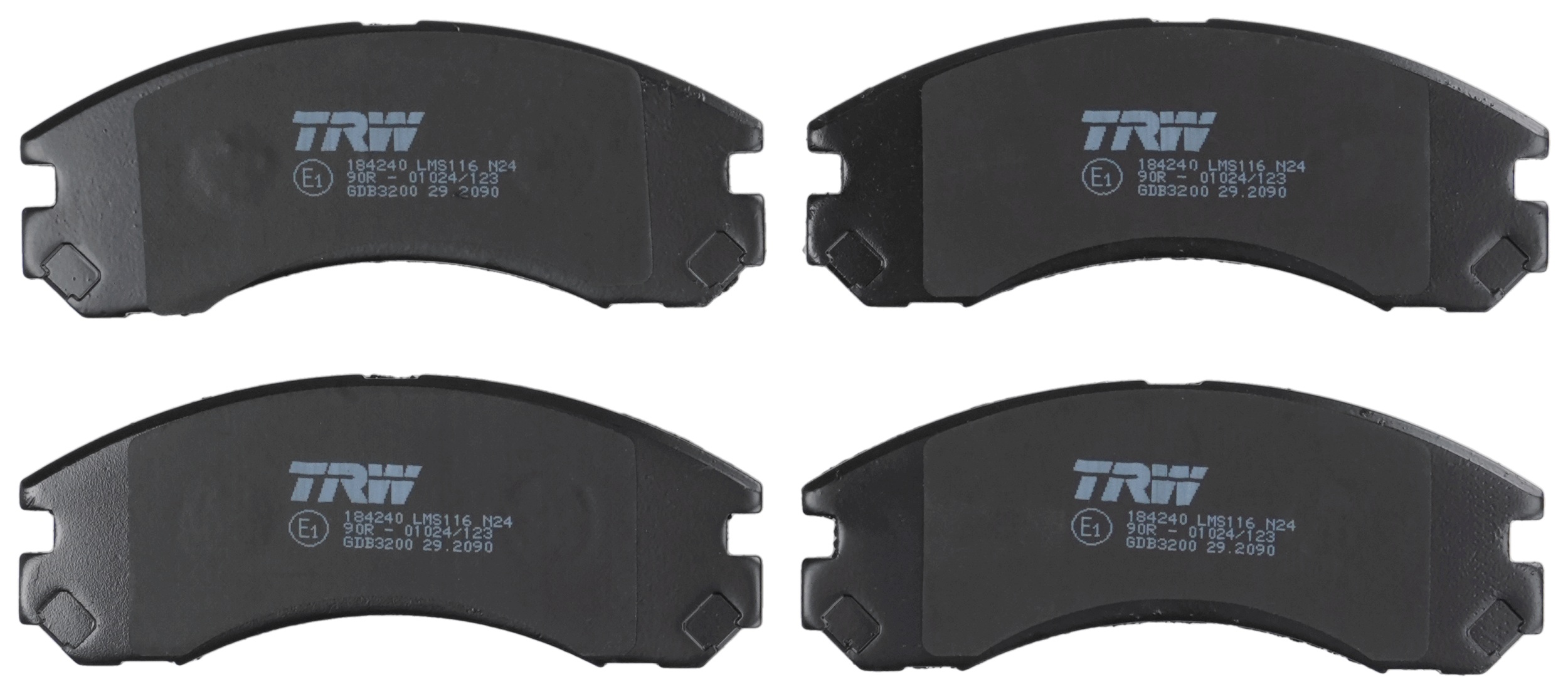 TRW Bremseklodser gdb3200 for MITSUBISHI