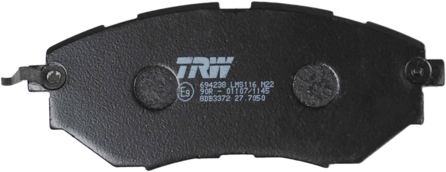 TRW Bremseklodser gdb3372 for SUBARU