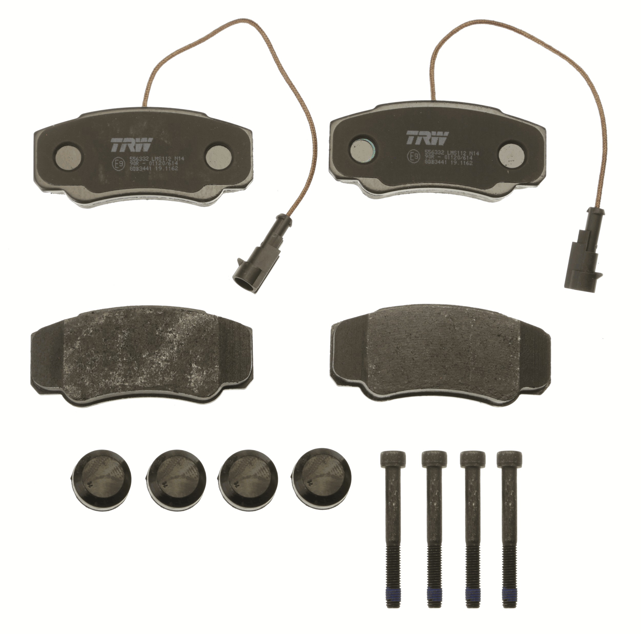 TRW Bremseklodser gdb3441 for NISSAN RENAULT TRUCKS