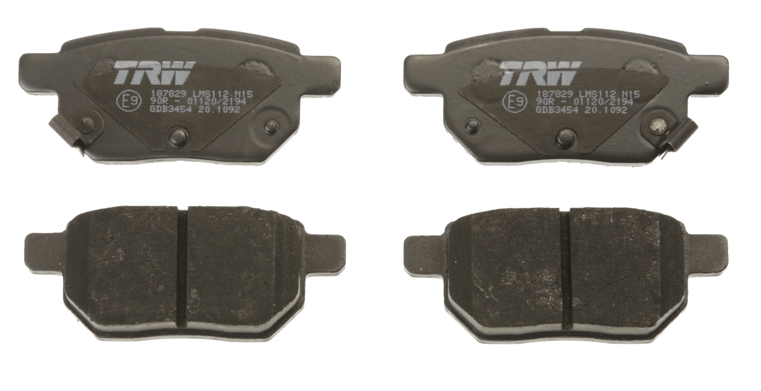 TRW Bremseklodser gdb3454 for SCION SUBARU TOYOTA LEXUS ASTON MARTIN TOYOTA (GAC)