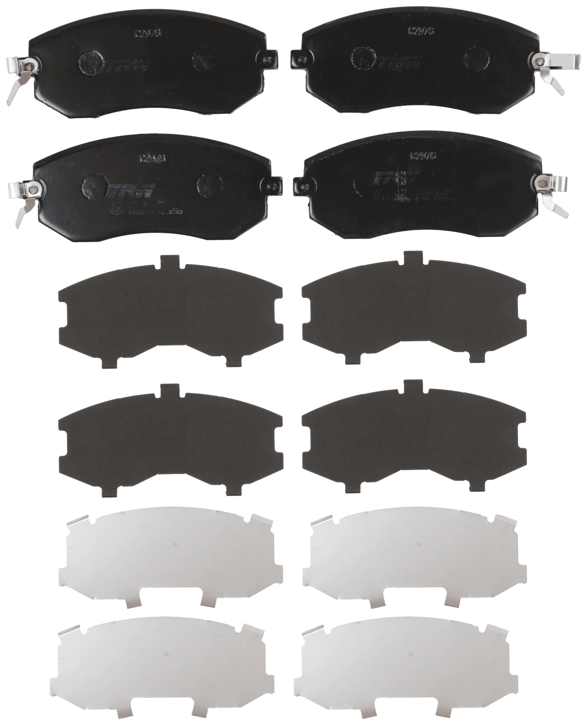 TRW Bremseklodser gdb3519 for SUBARU SCION TOYOTA