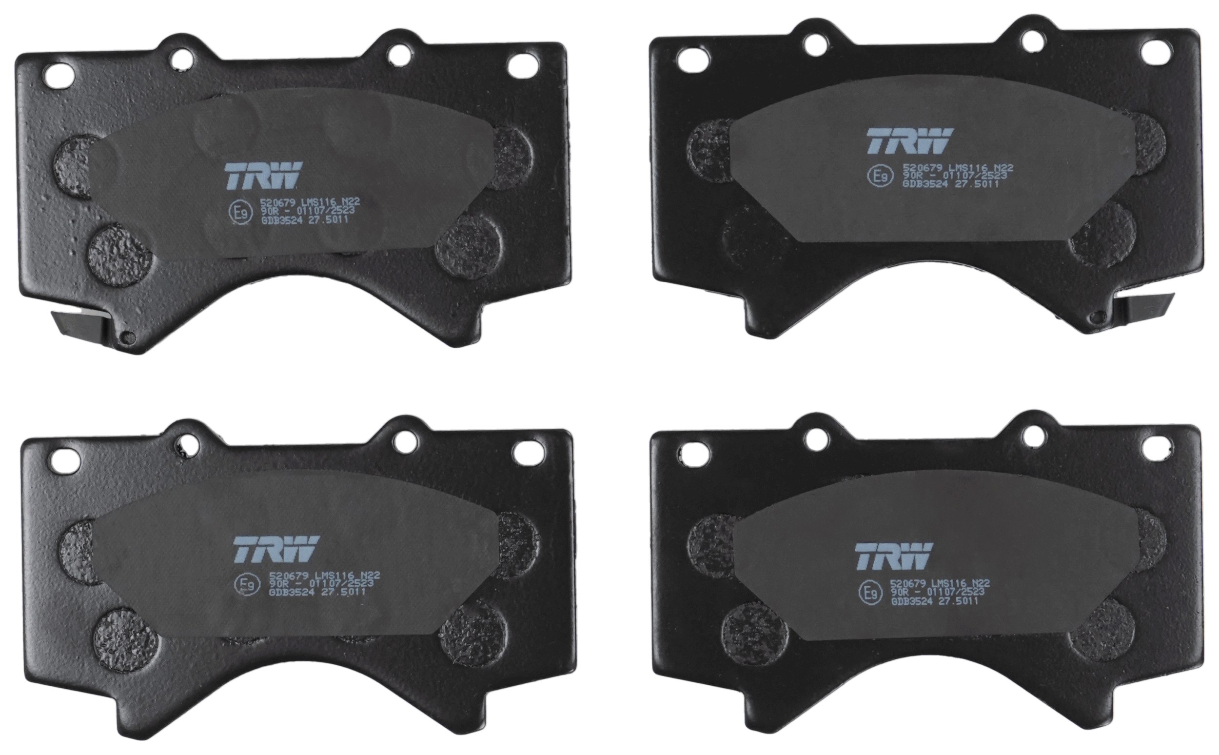 TRW Bremseklodser gdb3524 for LEXUS