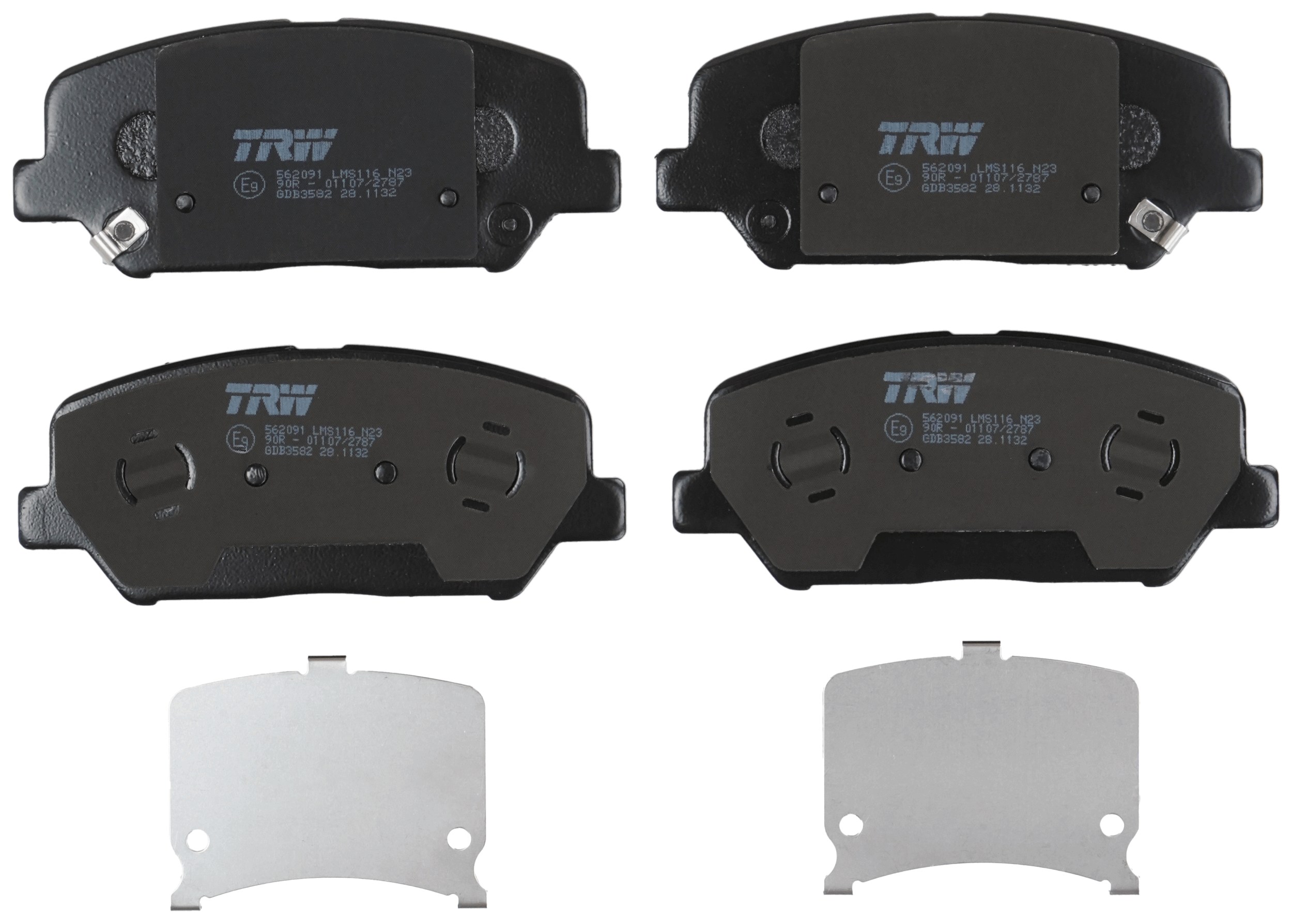 TRW Bremseklodser gdb3582 for KIA