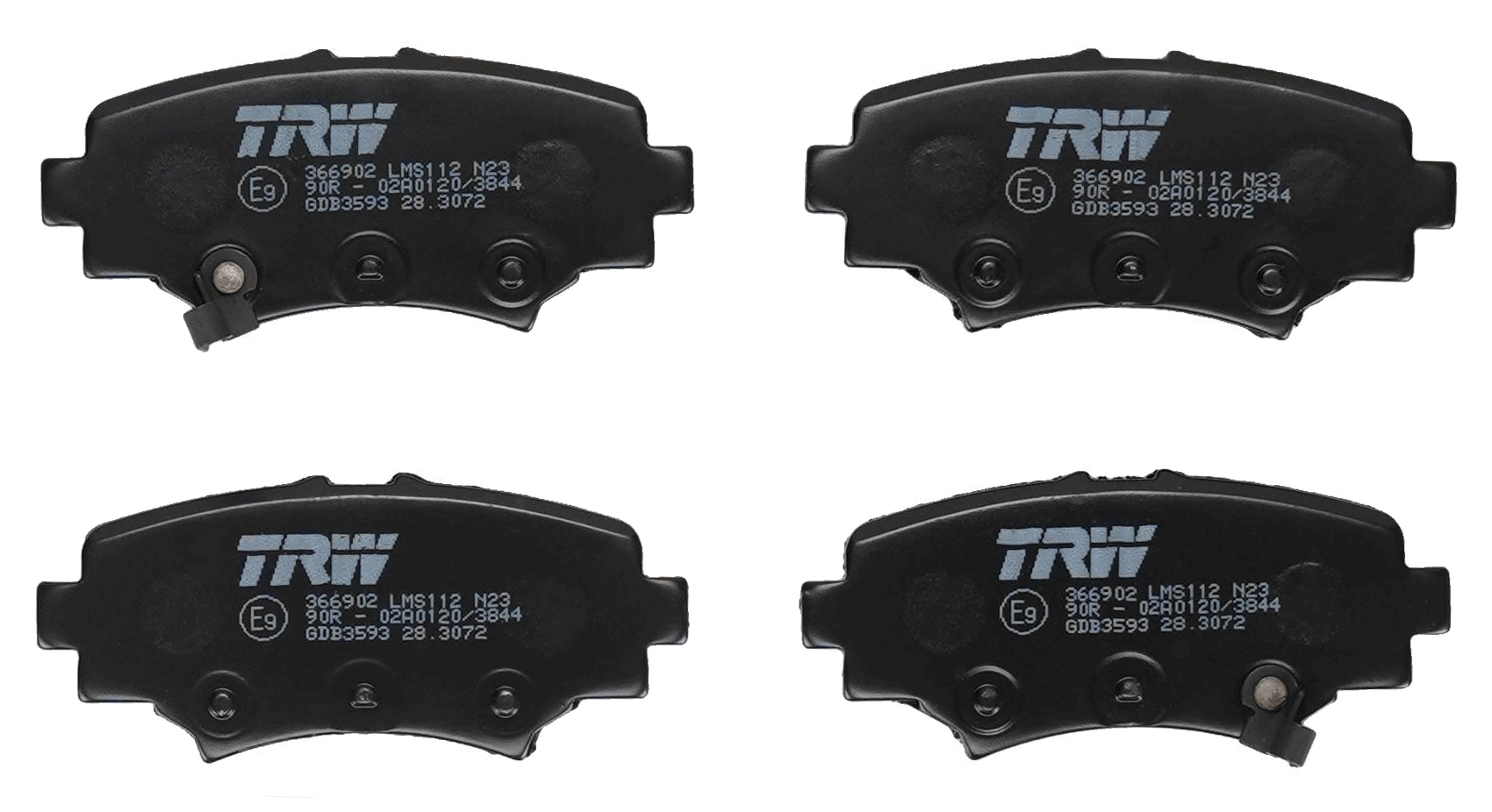 TRW Bremseklodser gdb3593 for MAZDA