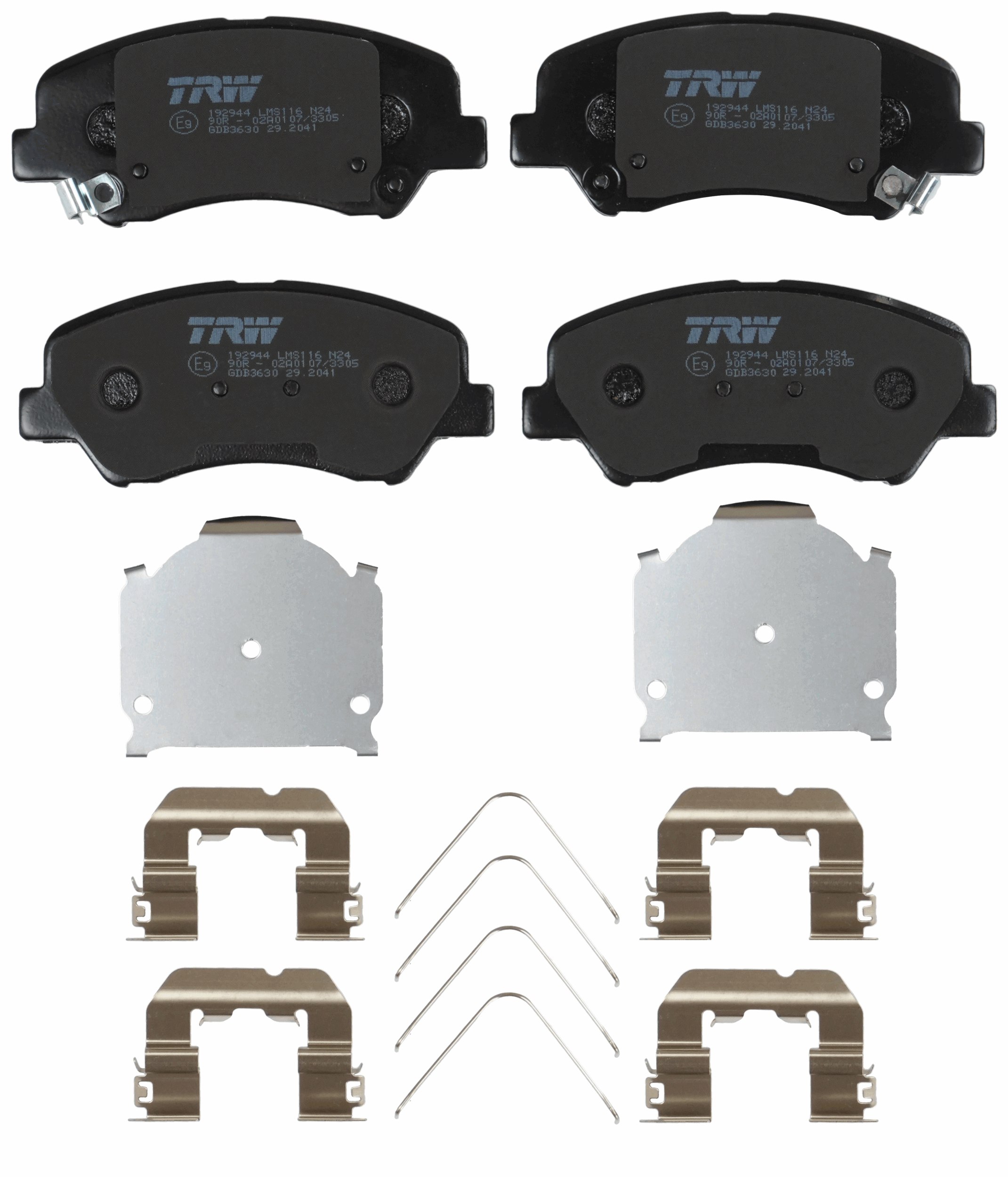 TRW Bremseklodser gdb3630 for KIA HYUNDAI