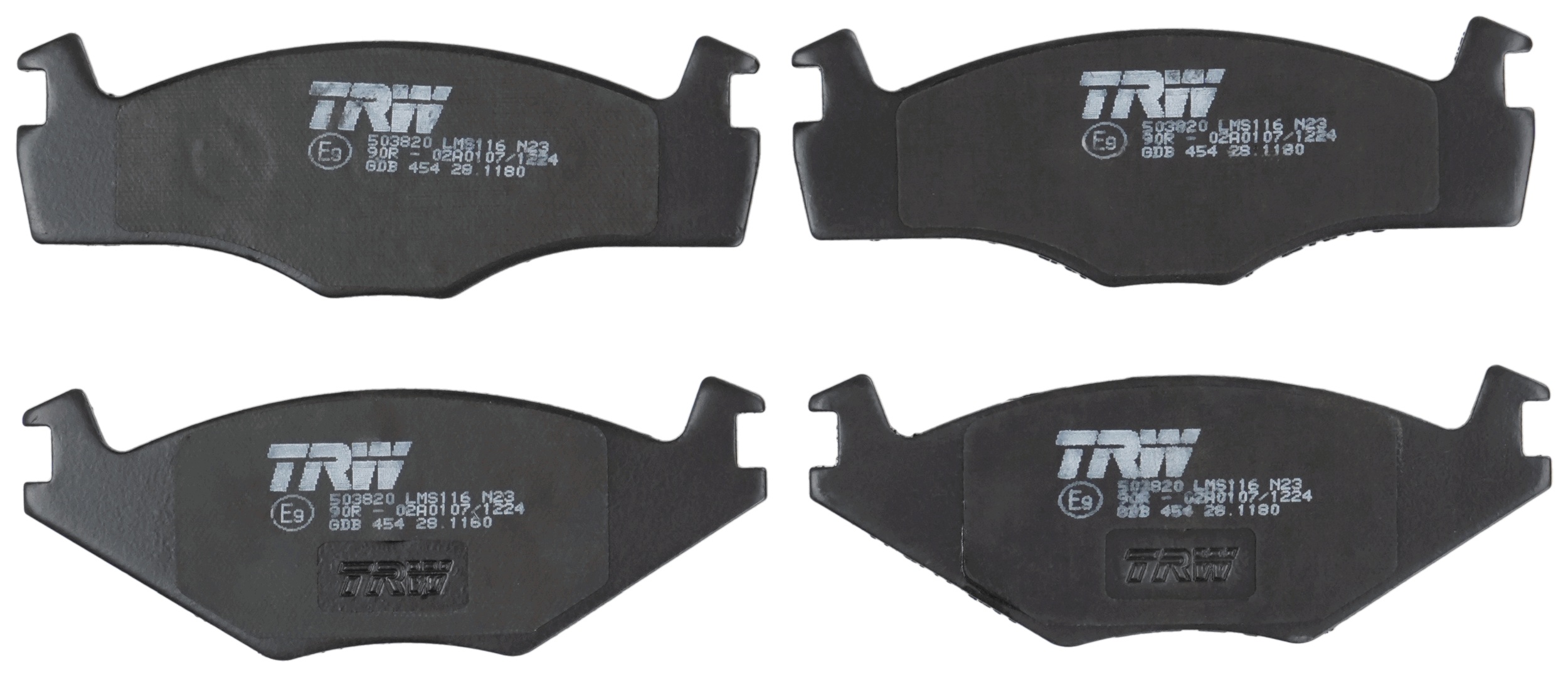 TRW Bremseklodser gdb454 for VW VW (SVW)