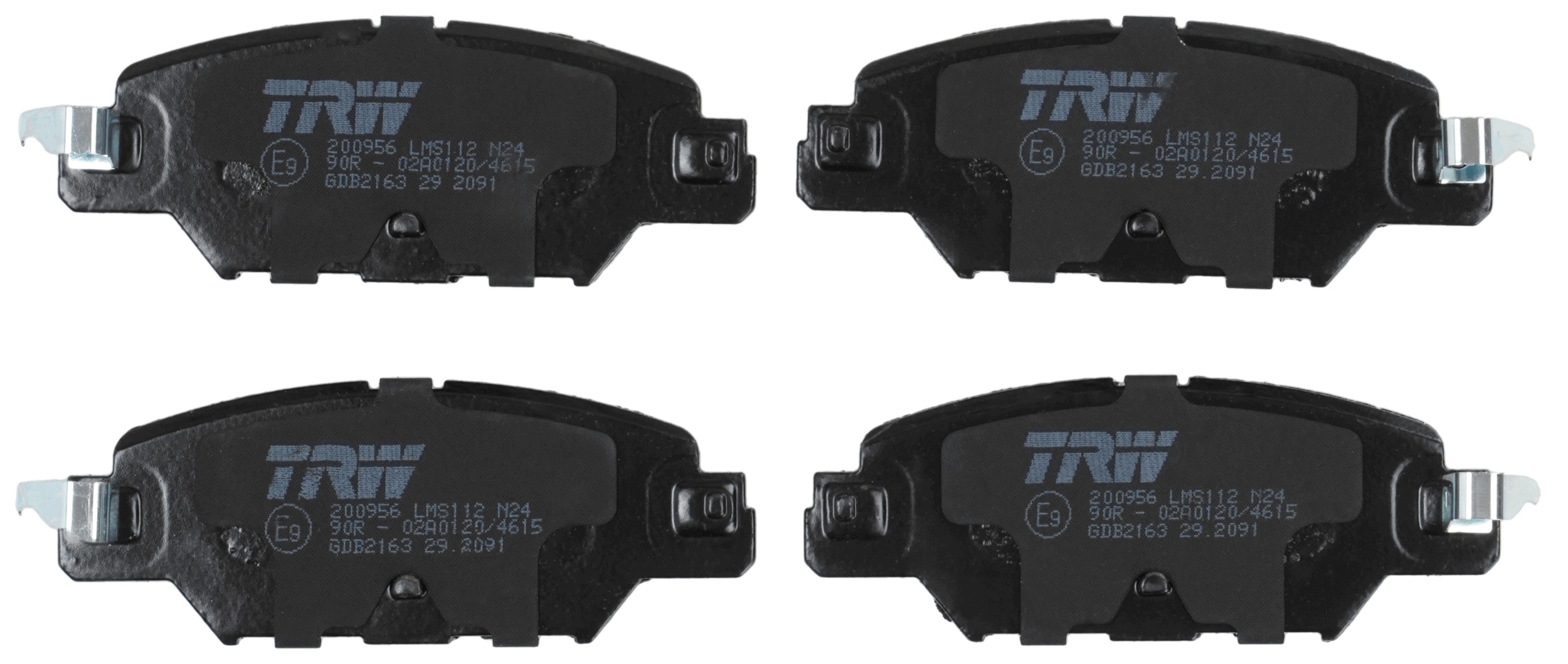 TRW Bremseklodser gdb2163 for MAZDA