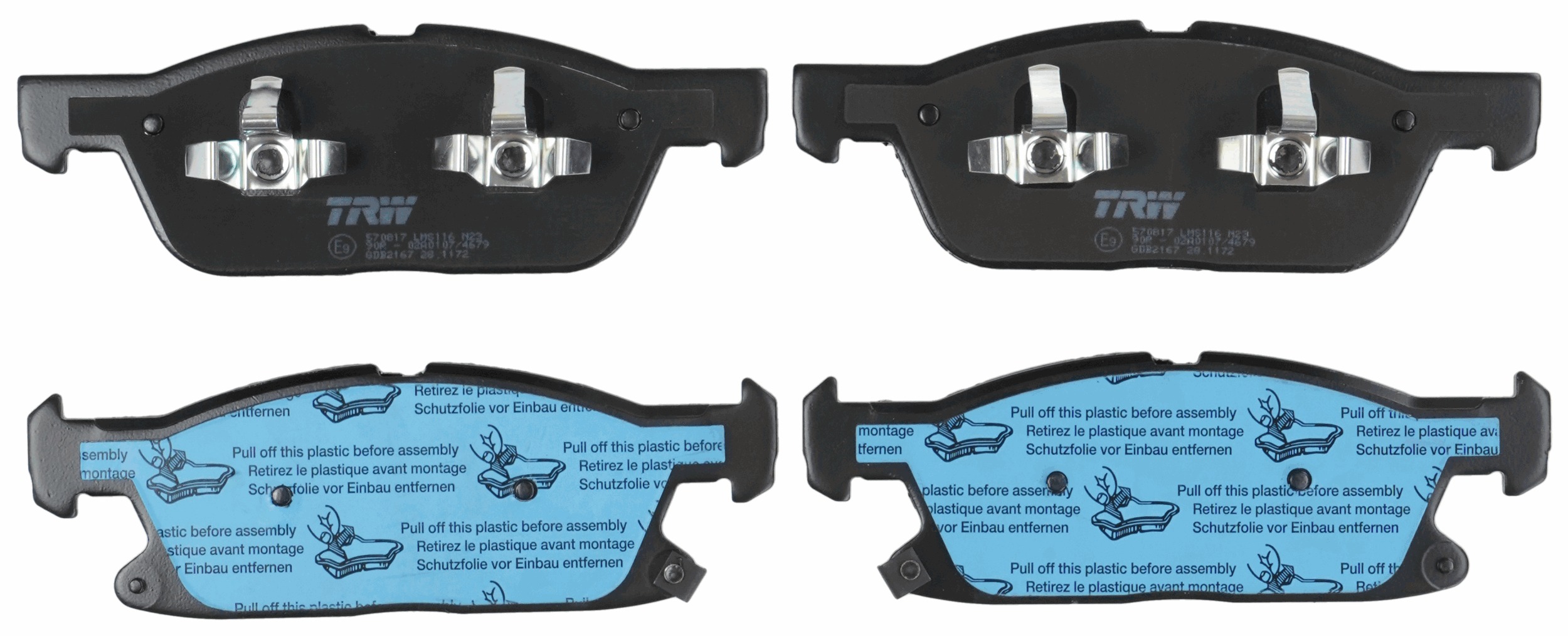 TRW Bremseklodser gdb2167 for FORD
