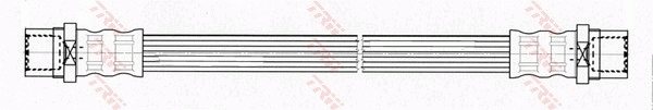 TRW Bremseslange pha520 for VW