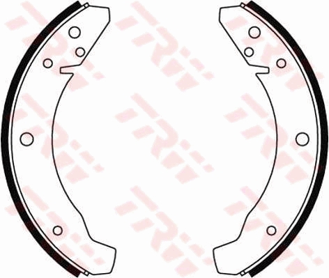 TRW Bremsebakkesæt gs8025 for VW PORSCHE