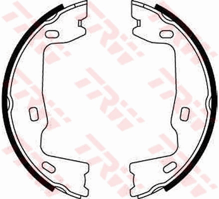 TRW Bremsebakkesæt, parkeringsbremse gs8223 for OPEL VAUXHALL CHEVROLET SAAB CADILLAC