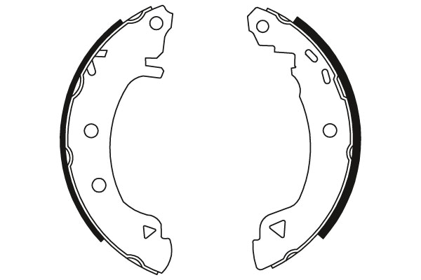 TRW Bremsebakkesæt gs8631 for ALFA ROMEO LANCIA