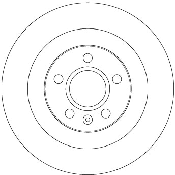 TRW Bremseskive df6970 302mm 12mm for VOLVO