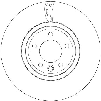TRW Bremseskive df6954s 349mm 34mm for LAND ROVER