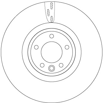 TRW Bremseskive df6957s 380mm 34mm for LAND ROVER