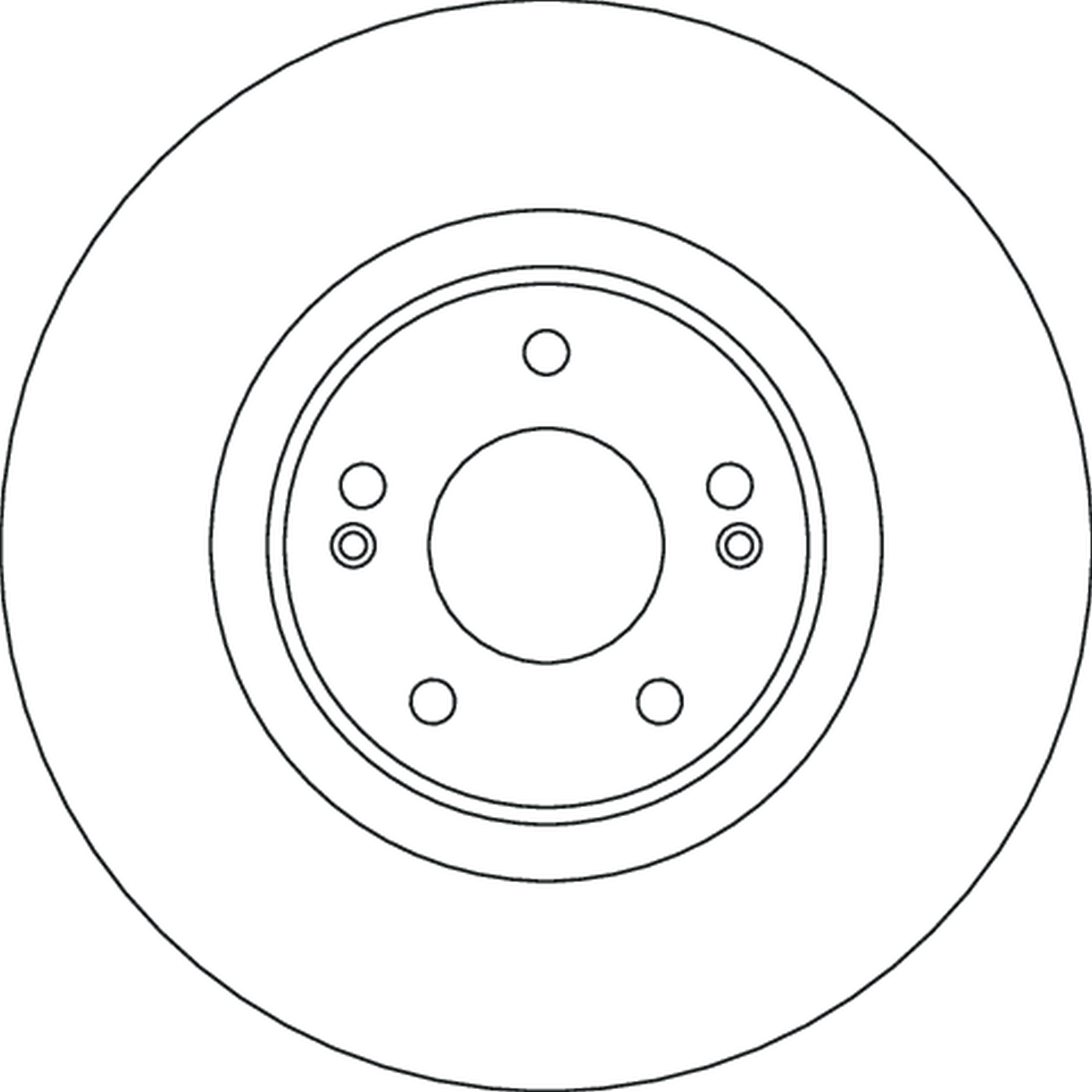 TRW Bremseskive df4632s 325mm 30mm for KIA