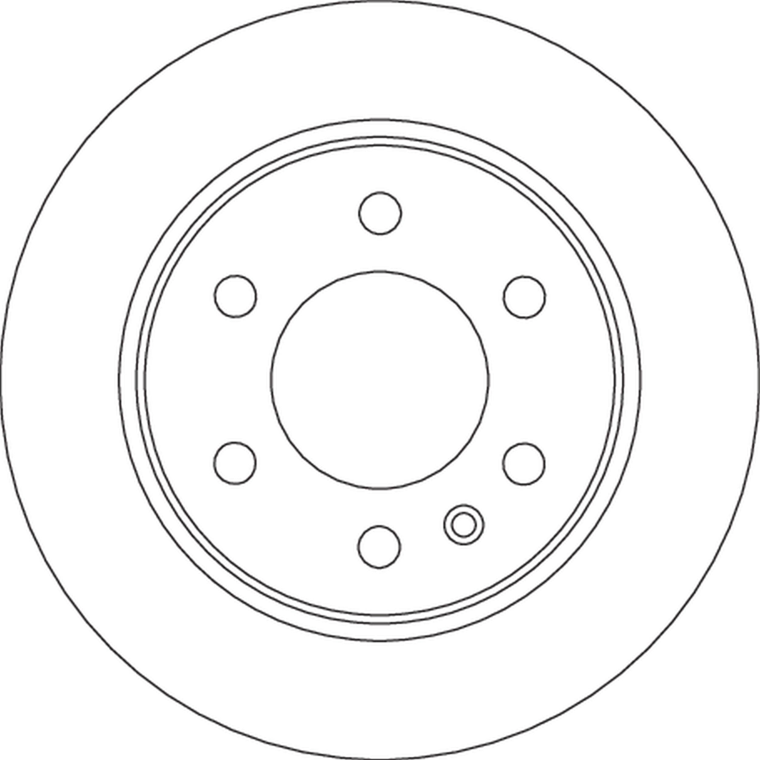 TRW Bremseskive df6723s 298mm 18mm for MERCEDES-BENZ
