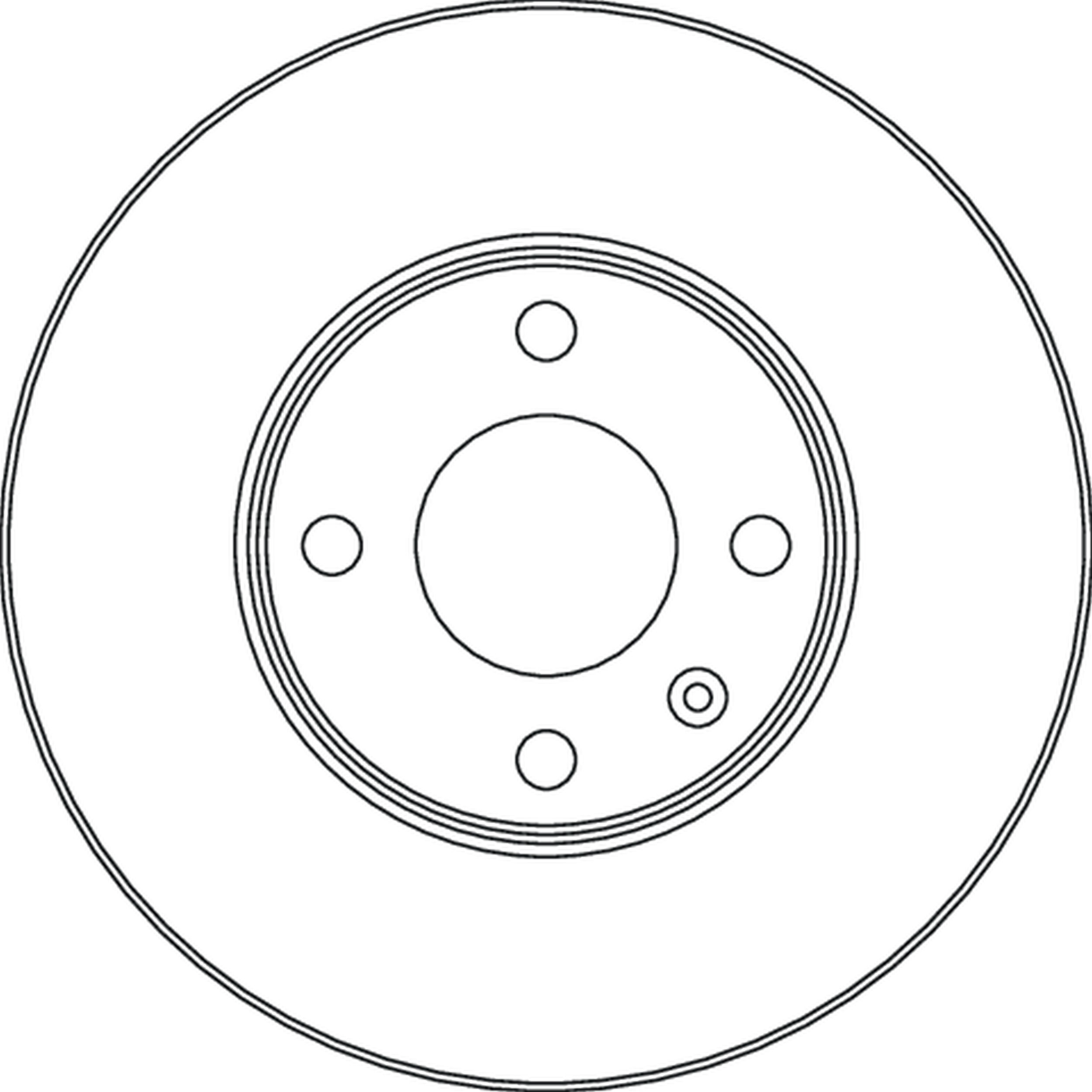 TRW Bremseskive df6831 256mm 20mm for VAUXHALL