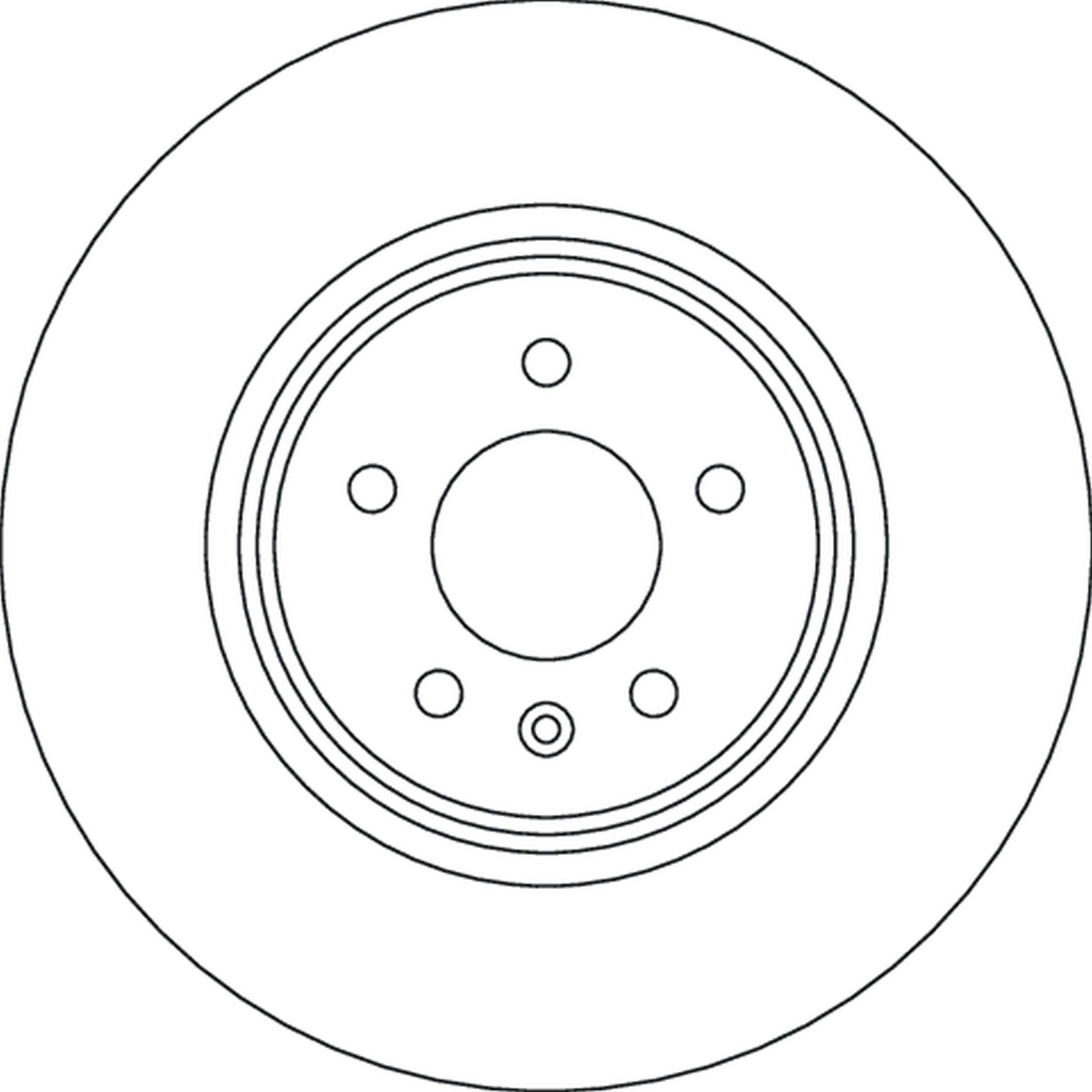 TRW Bremseskive df6917s 345mm 30mm for VAUXHALL OPEL