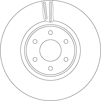 TRW Bremseskive df6968s 320mm 28mm for MERCEDES-BENZ