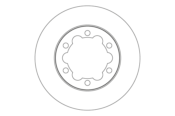 TRW Bremseskive df6973s 303mm 28mm for VW