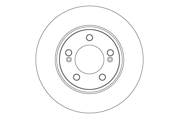 TRW Bremseskive df6924s 320mm 28mm for SSANGYONG