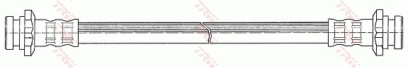 TRW Bremseslange pha213 for NISSAN