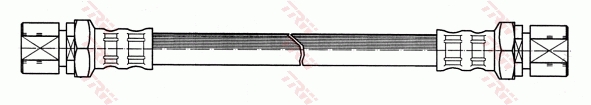 TRW Bremseslange pha229 for CHEVROLET OPEL SAAB BEDFORD