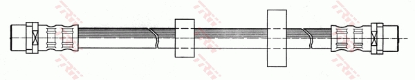 TRW Bremseslange pha314 for VW