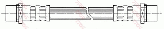 TRW Bremseslange pha419 for OPEL CHEVROLET