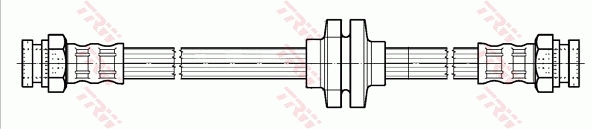 TRW Bremseslange pha494 for FIAT LANCIA