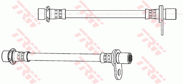 TRW Bremseslange pha603 for TOYOTA