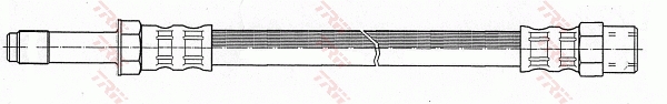 TRW Bremseslange phb366 for FORD VW AUDI