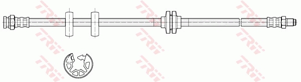 TRW Bremseslange phb399 for FIAT LANCIA