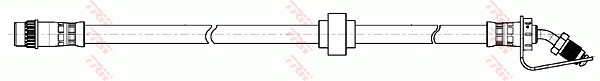 TRW Bremseslange phb424 for VAUXHALL RENAULT