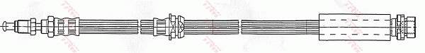 TRW Bremseslange phb443 for FORD